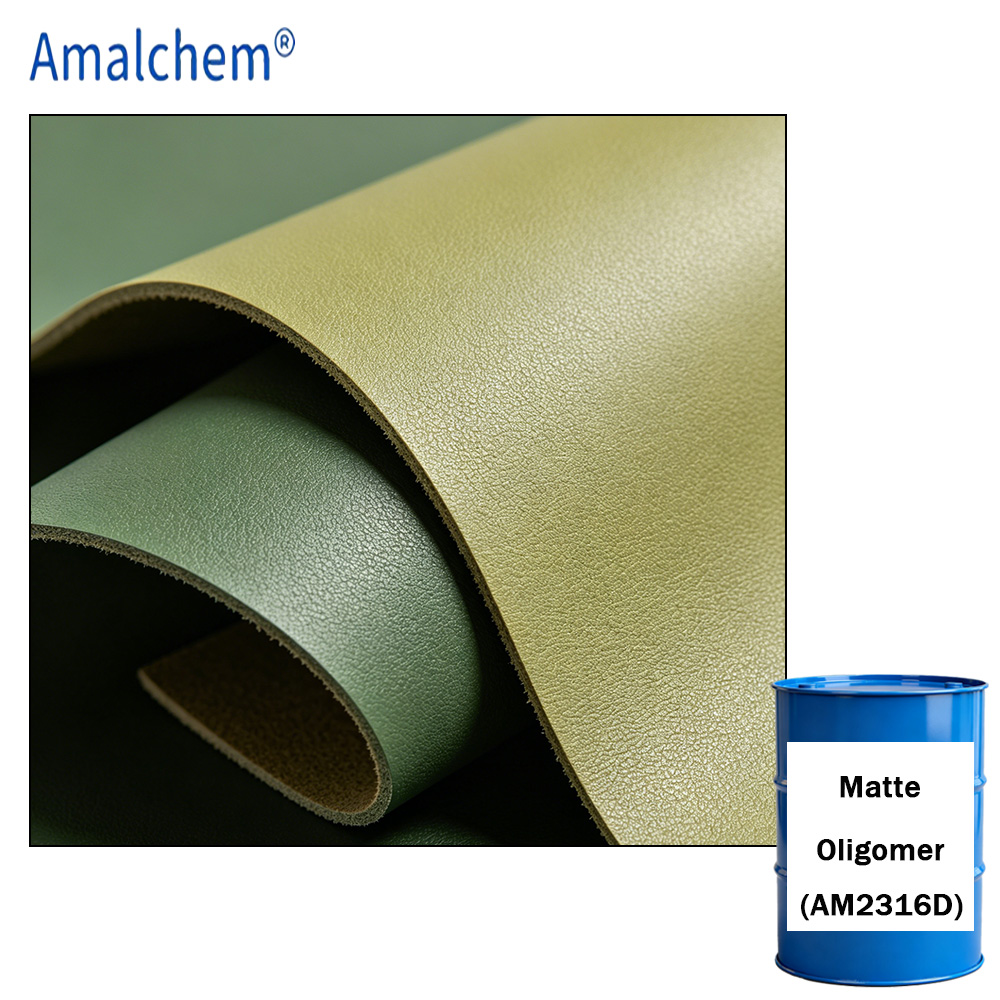 Hydrophobic & Scratch-Resistant UV Matte Resin -AM2316D for Leather & Nail Gel Coating
