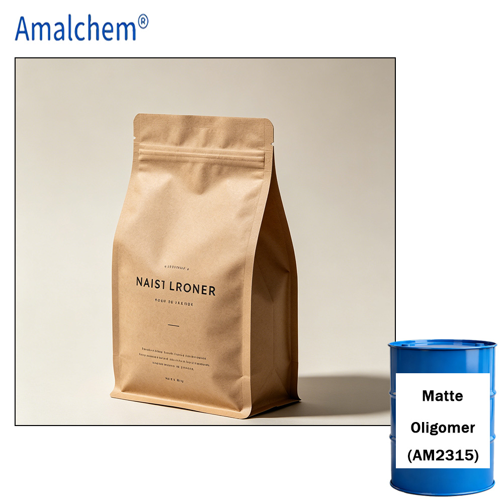 AM2315 UV الراتنج اللامع -عالي اللزوم ثلاثي الوظائف البولي يوريثان Acrylate for Self-Matting, Fast Curing & Flexible Printing Inks.