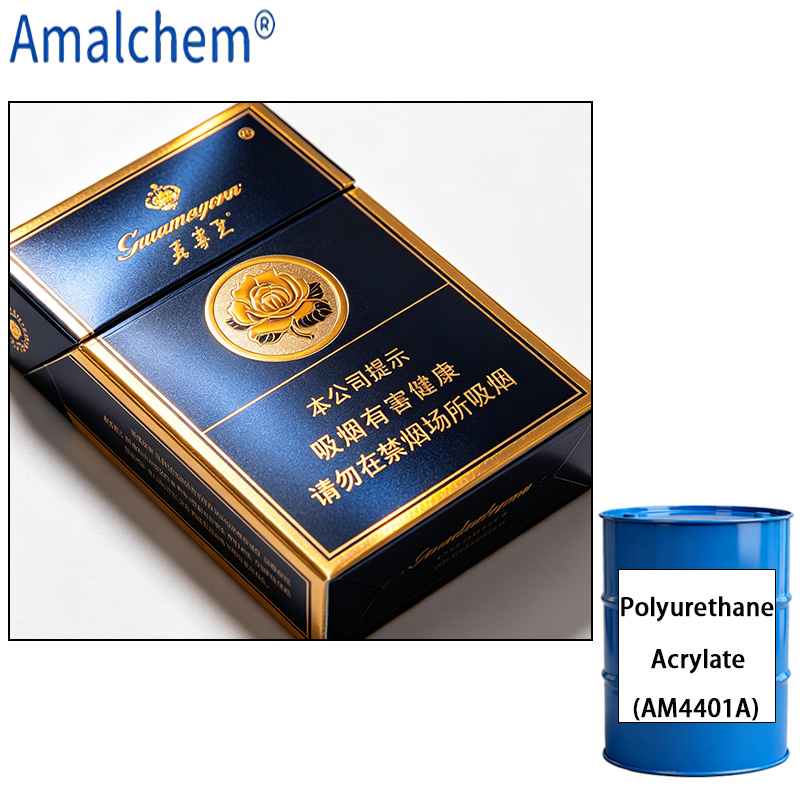 AM4401A UV-Curable البولي يوريثان أكريلات Oligomer -عالية الصلابة والقسوة الفائقة -Key Raw Material for Screen Printing Overprint Varnish and Ink Systems