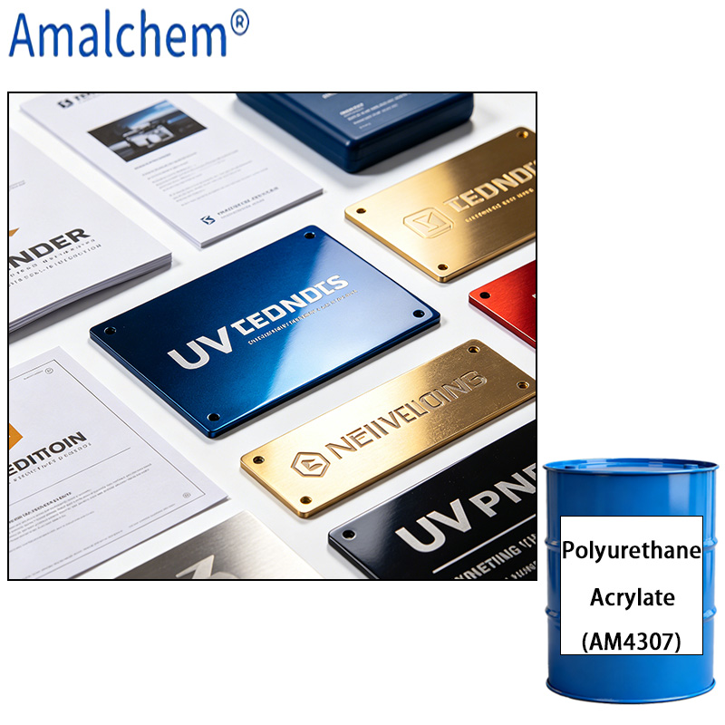 AM4307 أكريلات البولي يوريثان القابل للعلاج بالأشعة فوق البنفسجية -كفاءة مطابقة ممتازة و Odor منخفضة للتغطية عالية الأداء بالأشعة فوق البنفسجية وتطبيقات الحبر